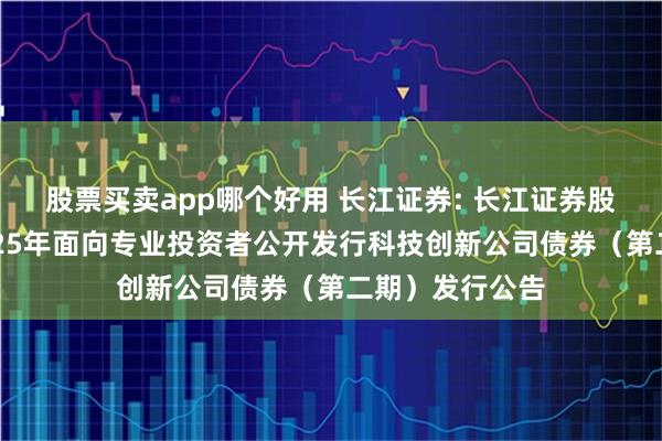 股票买卖app哪个好用 长江证券: 长江证券股份有限公司2025年面向专业投资者公开发行科技创新公司债券（第二期）发行公告